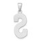 Sterling Silver Initial Letter S Charm Pendant Jewelry 25mm x 9mm